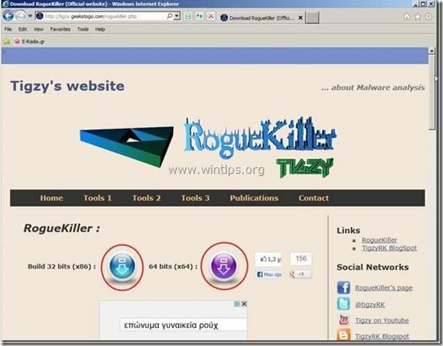 Schurkenkiller-Webseite