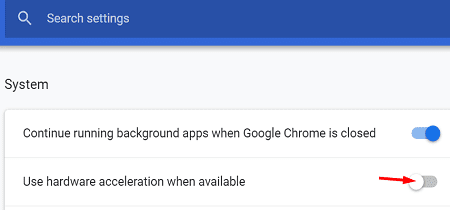 chrome-disable-browser-acceleration