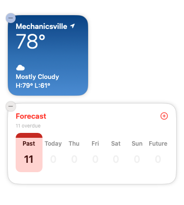 Widgets toevoegen aan desktop op macOS Sonoma - 5