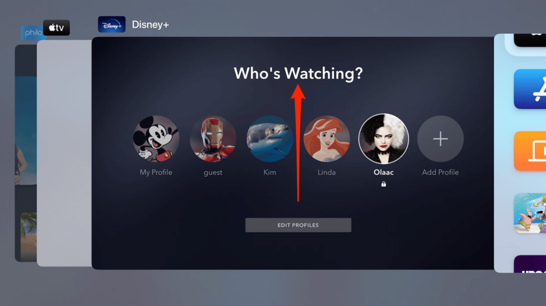 Forza l'uscita dall'app Disney Plus, quindi aprila di nuovo e verifica se funziona.