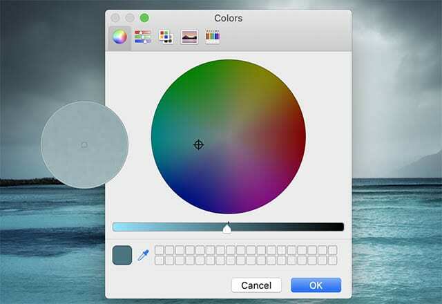 Suggerimenti creativi - Selettore di colori Apple