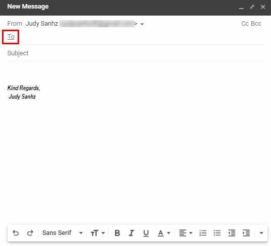 Adăugați contacte e-mail Gmail