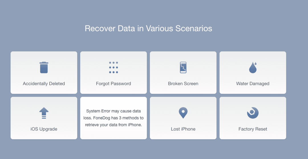 Come ripristinare i dati senza recuperare un backup di iPhone - FoneDog