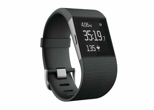 „Fitbit Surge Fitness Super Watch“, juodas, didelis (JAV versija)