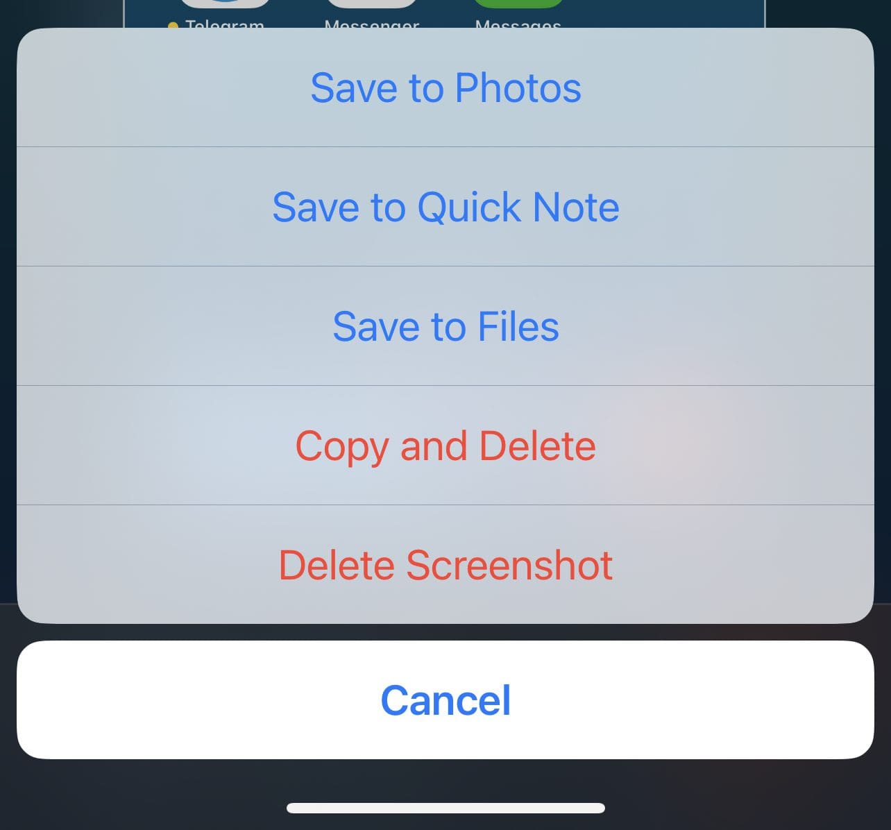 Novedades de iOS 16 Beta 5 - Copiar y eliminar