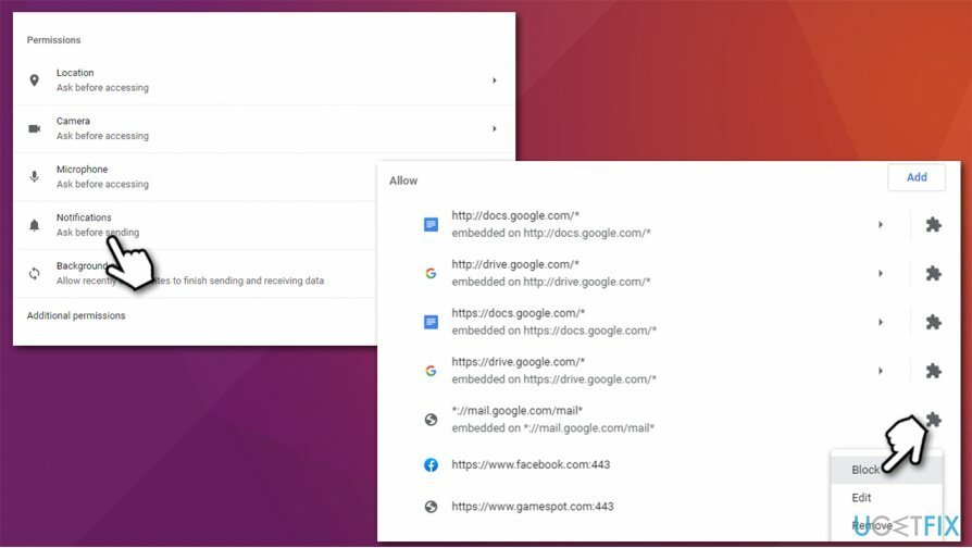 Izslēdziet paziņojumus pārlūkā Chrome 2