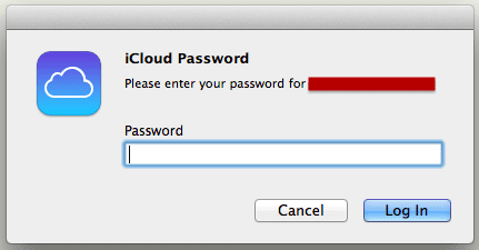 Mac Continuez à demander iCloud bogue de la boucle de connexion iCloud