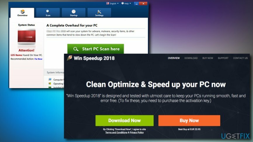 Win Speedup 2018 uninstall