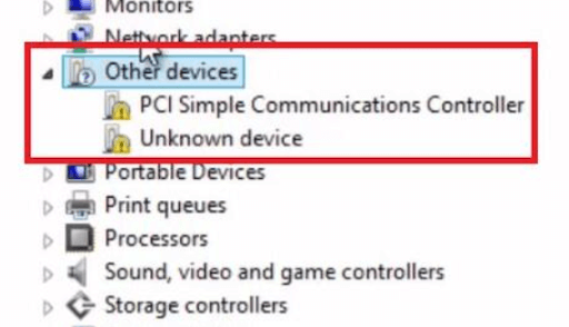 PCI 단순 통신 컨트롤러 드라이버