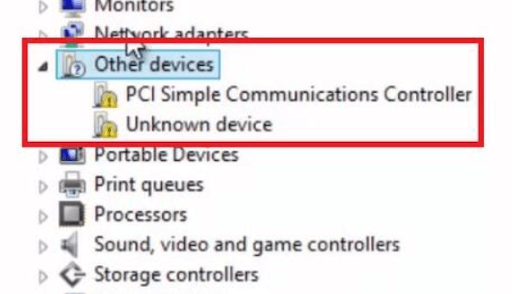 Driver do controlador de comunicações simples PCI