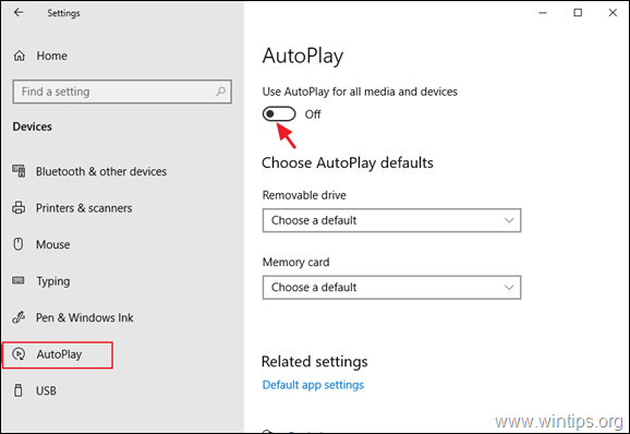 Deaktivieren Sie AutoPlay Windows 10