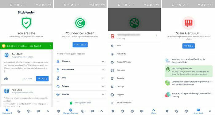 Antivirus Bitdefender pro Android
