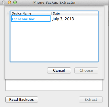 backups iOS