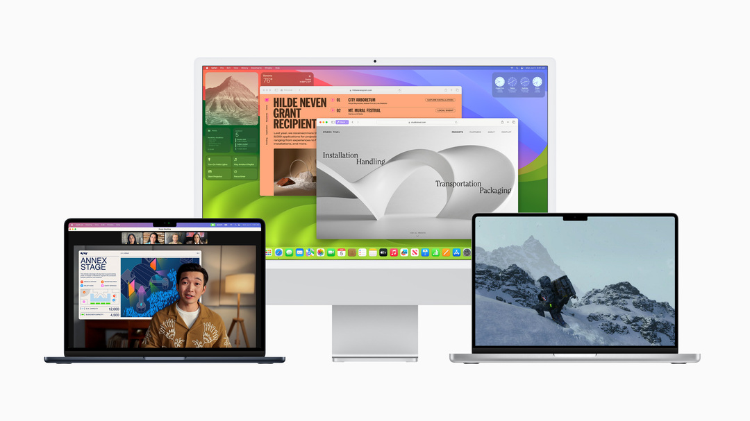 macOS Sonoma – лінійка Mac