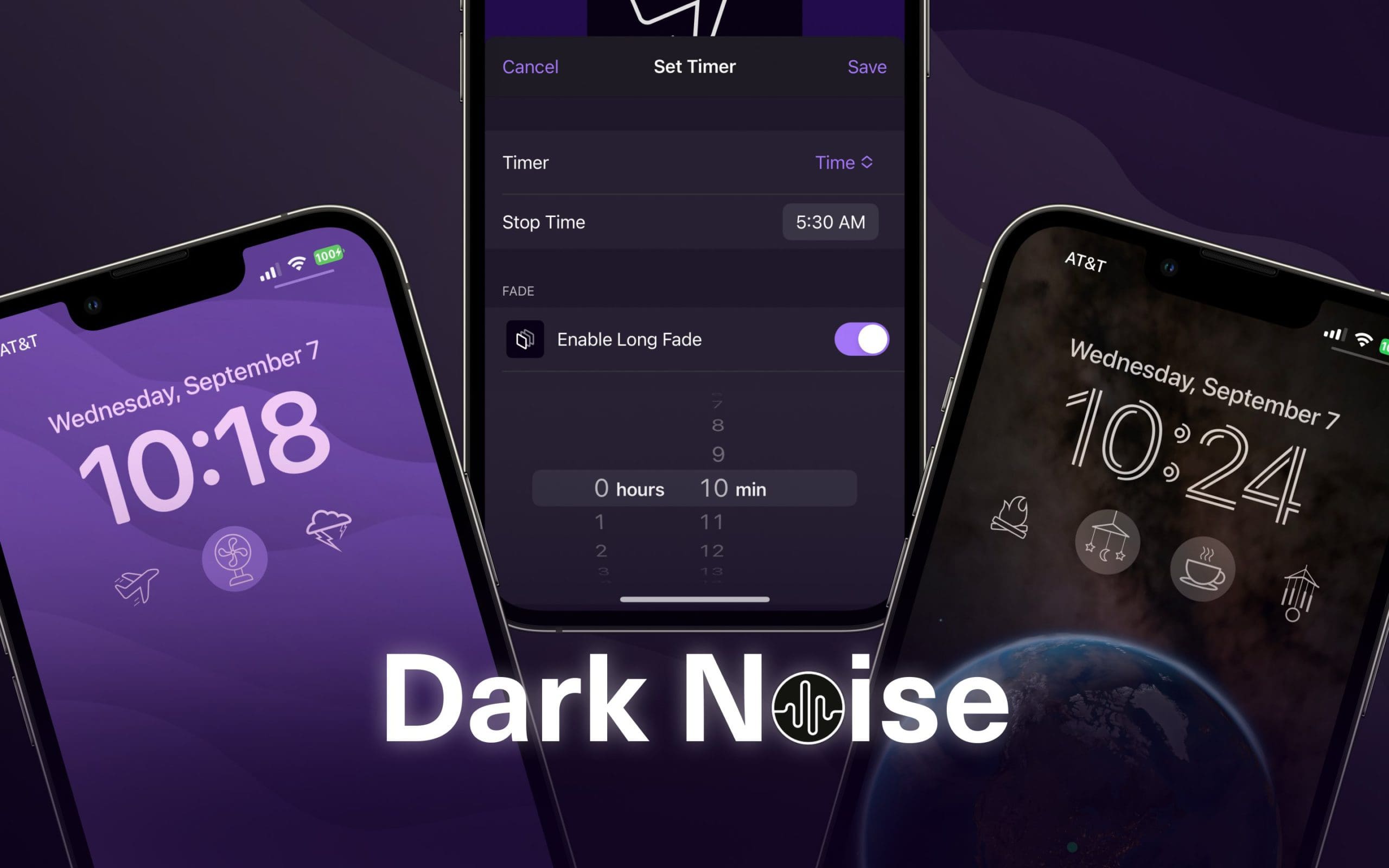 Лучшие виджеты экрана блокировки iPhone для iOS 16 — Dark Noise