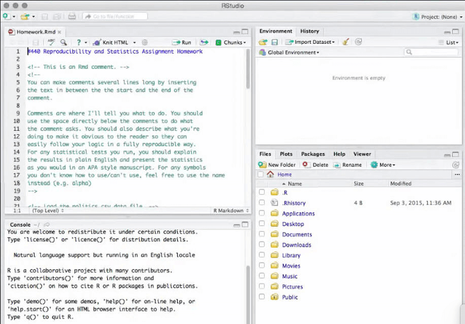 R-Studio สำหรับ Mac