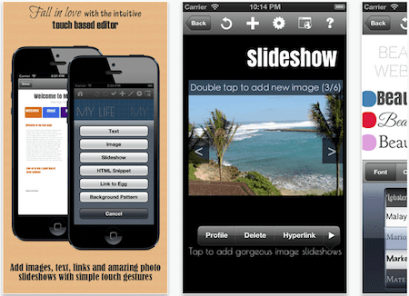 Oppretter av iOS-websider