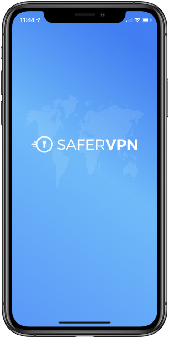 meilleur vpn pour iphone: SaferVPN est un excellent service VPN payant. Cette image montre son écran principal.