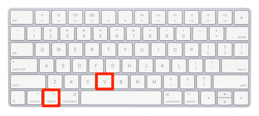 Symbolien kirjoittaminen Macissa: Square Root Macissa