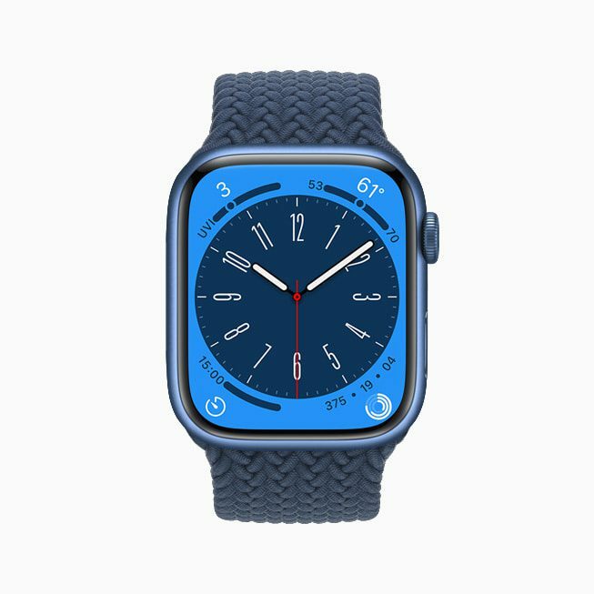 לוח השעון של watchOS 9 Metropolitan