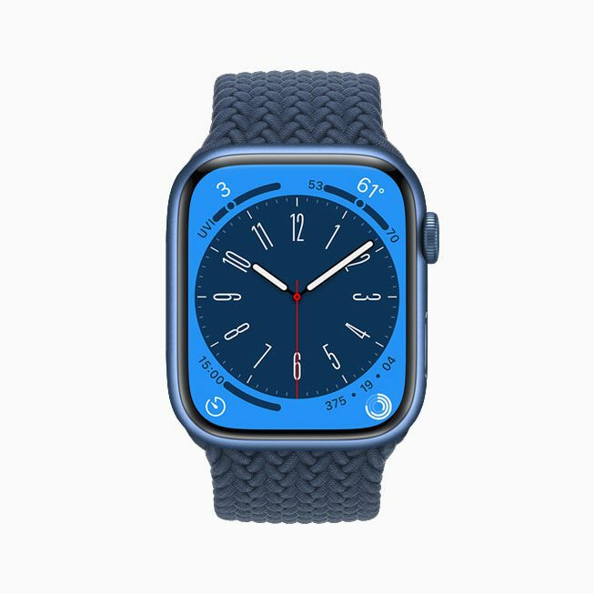 watchOS 9 Metropolitan tampilan jam