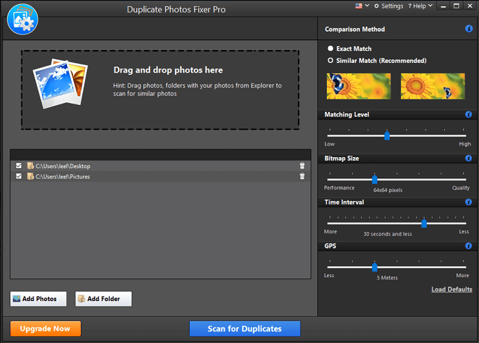 Duplizieren von Fotos Fixer Pro
