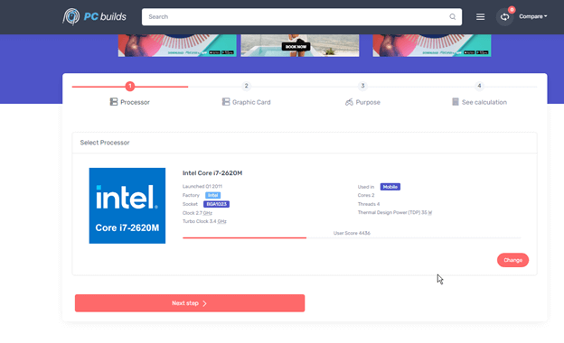 PC Builds Bottleneck Calculator