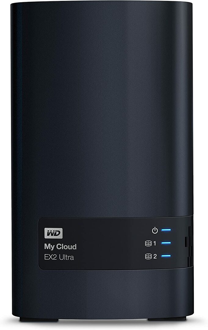 WD 8TB My Cloud EX2 geriausia NAS saugykla, skirta „Mac“.