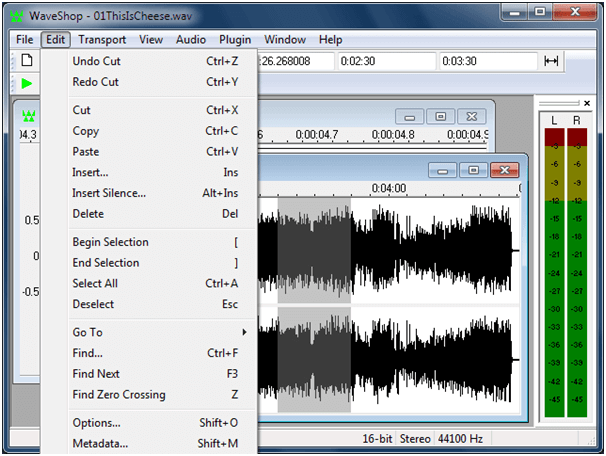 WaveShop - Software de edição de áudio em 2020 