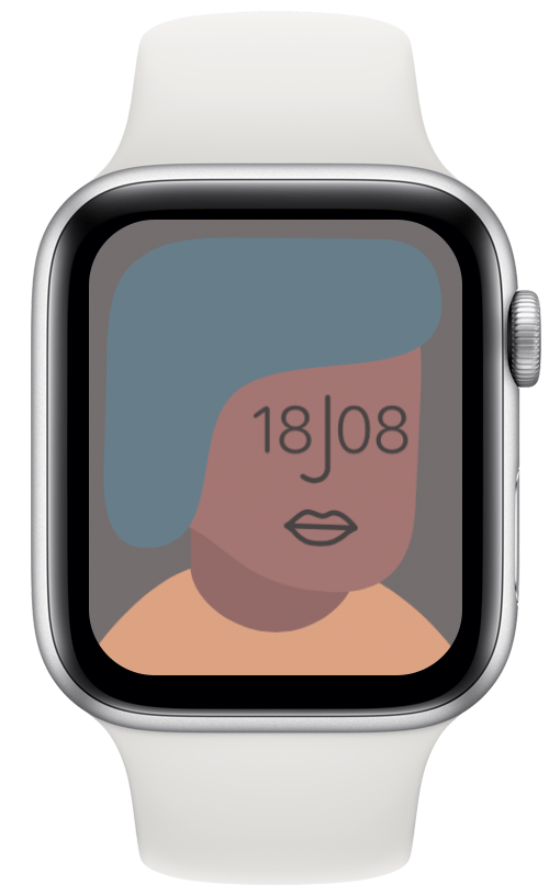 Menininkas „Apple Watch Face“.