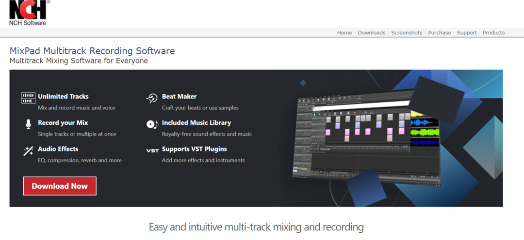 MixPad MP3-jakotyökaluksi