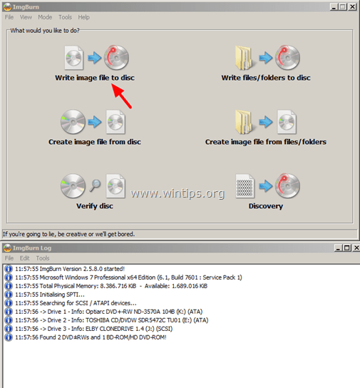 ISO 파일을 DVD로 굽기