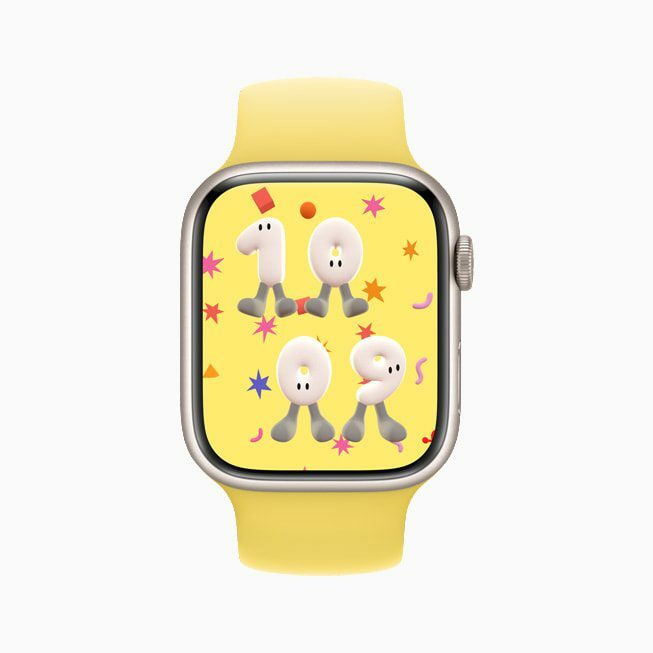 watchOS 9 Playtime laikrodžio ciferblatas