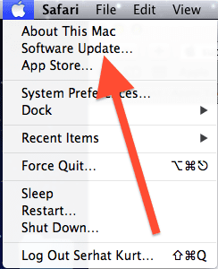 პროგრამული უზრუნველყოფის განახლება Mac