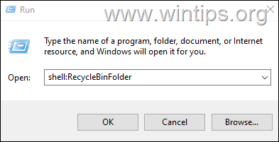 เปลือก: RecycleBinFolder 