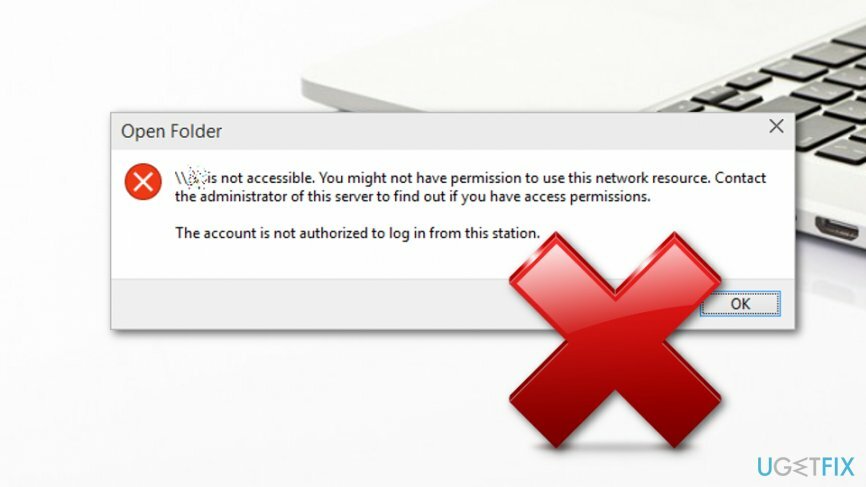 " Akun tidak diizinkan untuk masuk dari stasiun ini" pada kode kesalahan Windows 10
