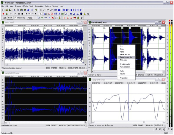 Wavosaur - Nejlepší bezplatný software pro úpravu zvuku