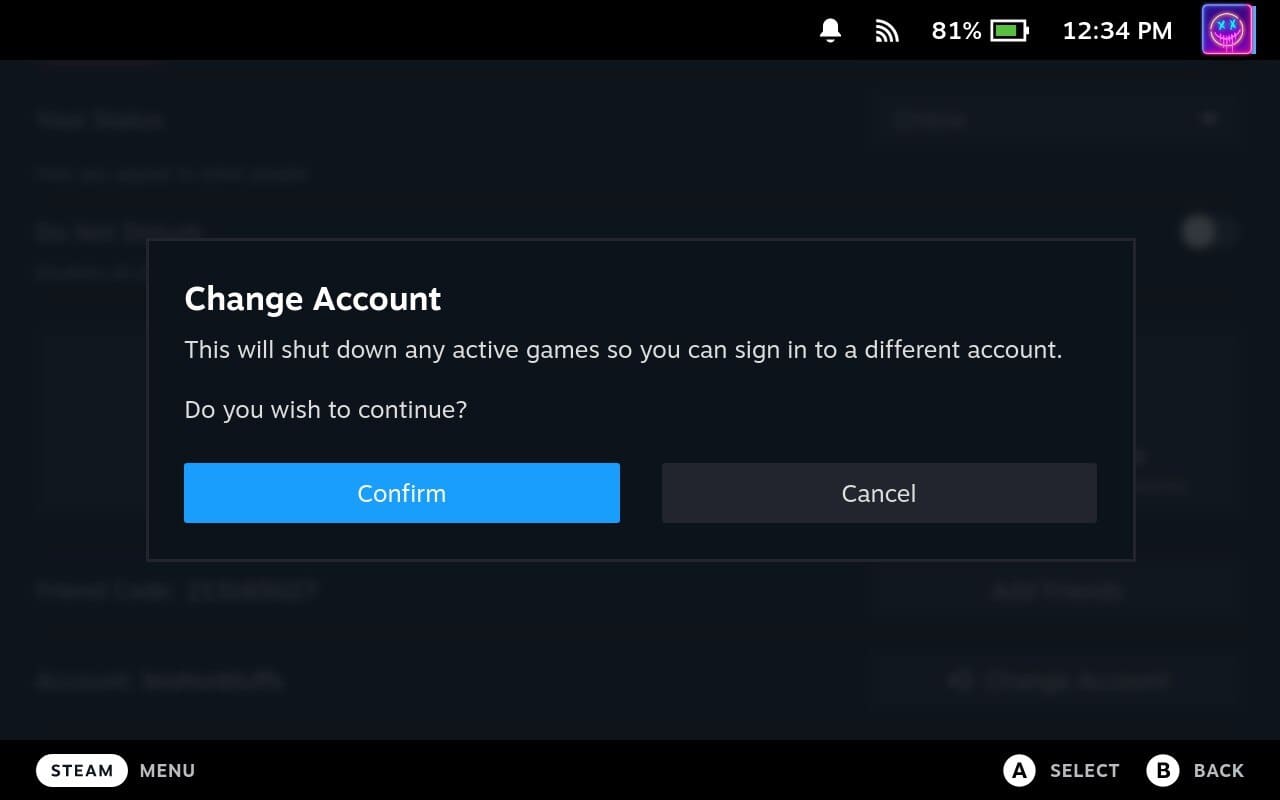 Steam デッキに複数のユーザーを追加する方法 - 2