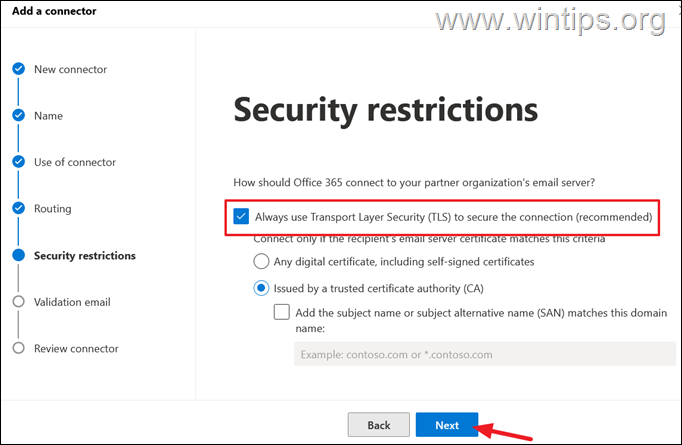 Seadistage meilimarsruutimine oma serverisse – Office 365