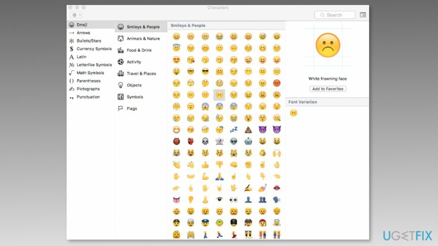 Teclado Mac Emoji