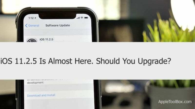 Uppgradera till iOS 11.2.5