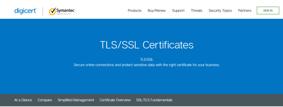 Symantec - Penyedia Sertifikat SSL Gratis