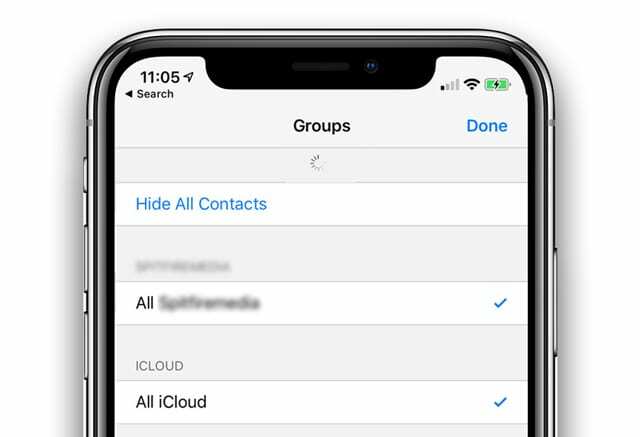 hogyan frissítheti a névjegyeket iPhone-on az iOS 12 rendszerrel