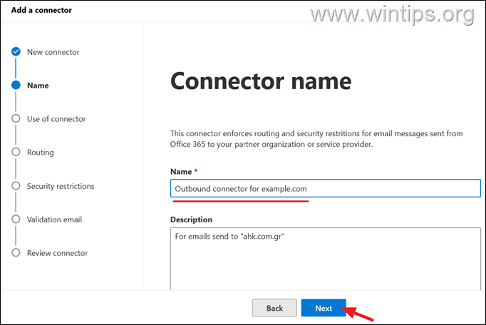 Configuration du connecteur Office 365