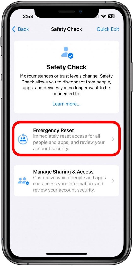 iPhone पर सुरक्षा जांच कैसे करें
