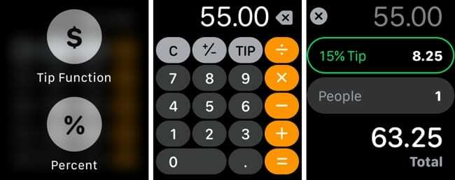 Apple Watch 계산기 팁