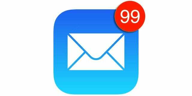 Die iOS Mail-App zeigt ungelesene E-Mails an, wenn keine vorhanden sind