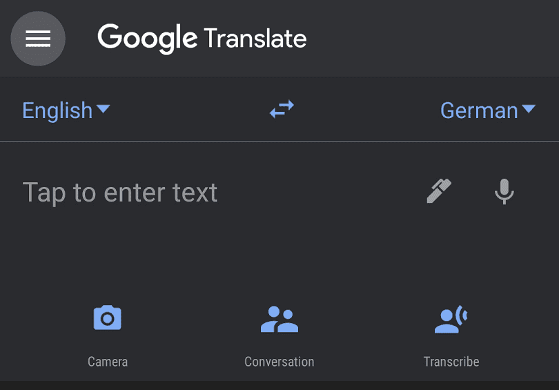 Tap translation