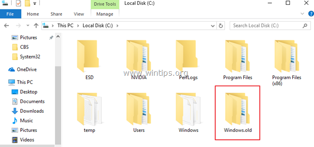 folder Windows.old dan cara menghapusnya.