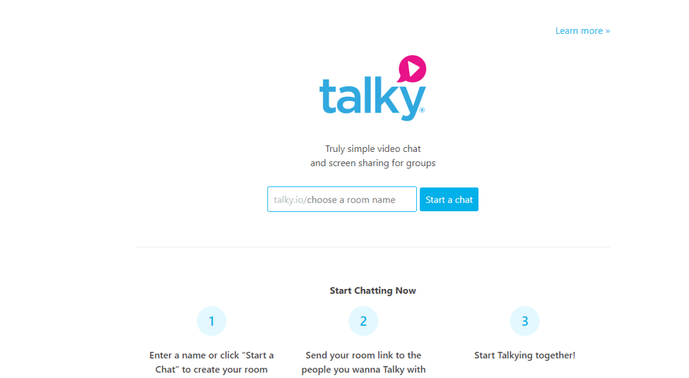 התוכנה הטובה ביותר לשיחות וידאו - Talky